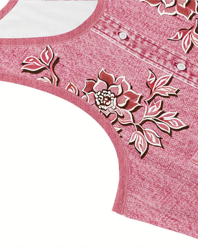 Isa - Sleeveless Denim Dress