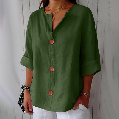 Elspeth | V Neck Blouse