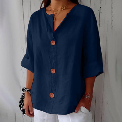 Elspeth | V Neck Blouse