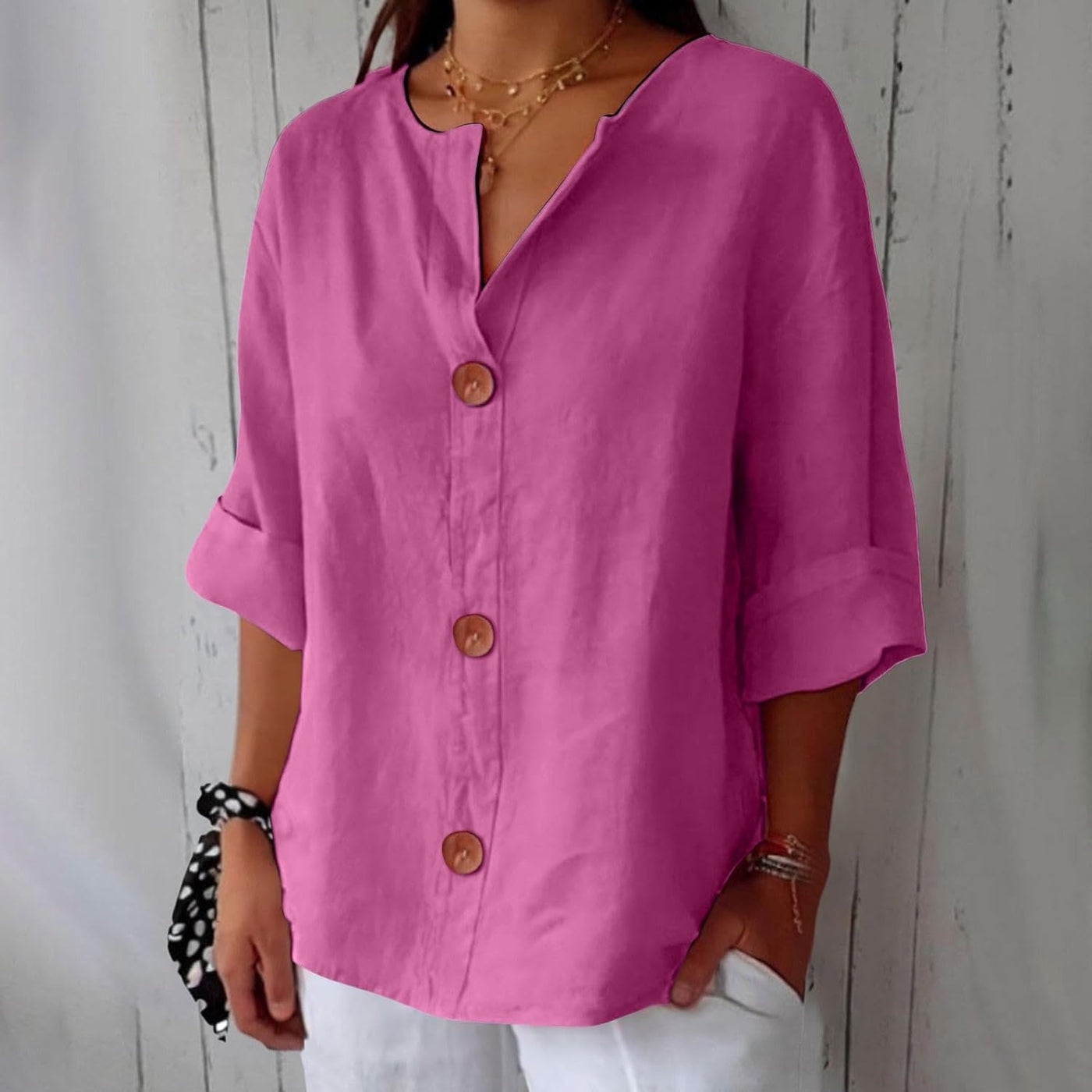 Elspeth | V Neck Blouse