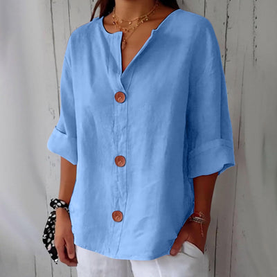 Elspeth | V Neck Blouse