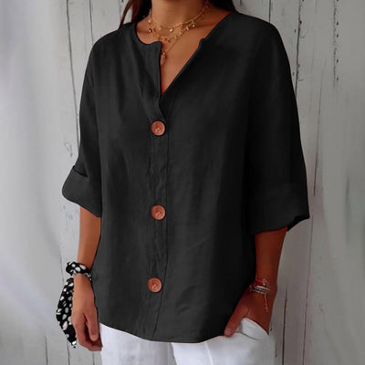 Elspeth | V Neck Blouse