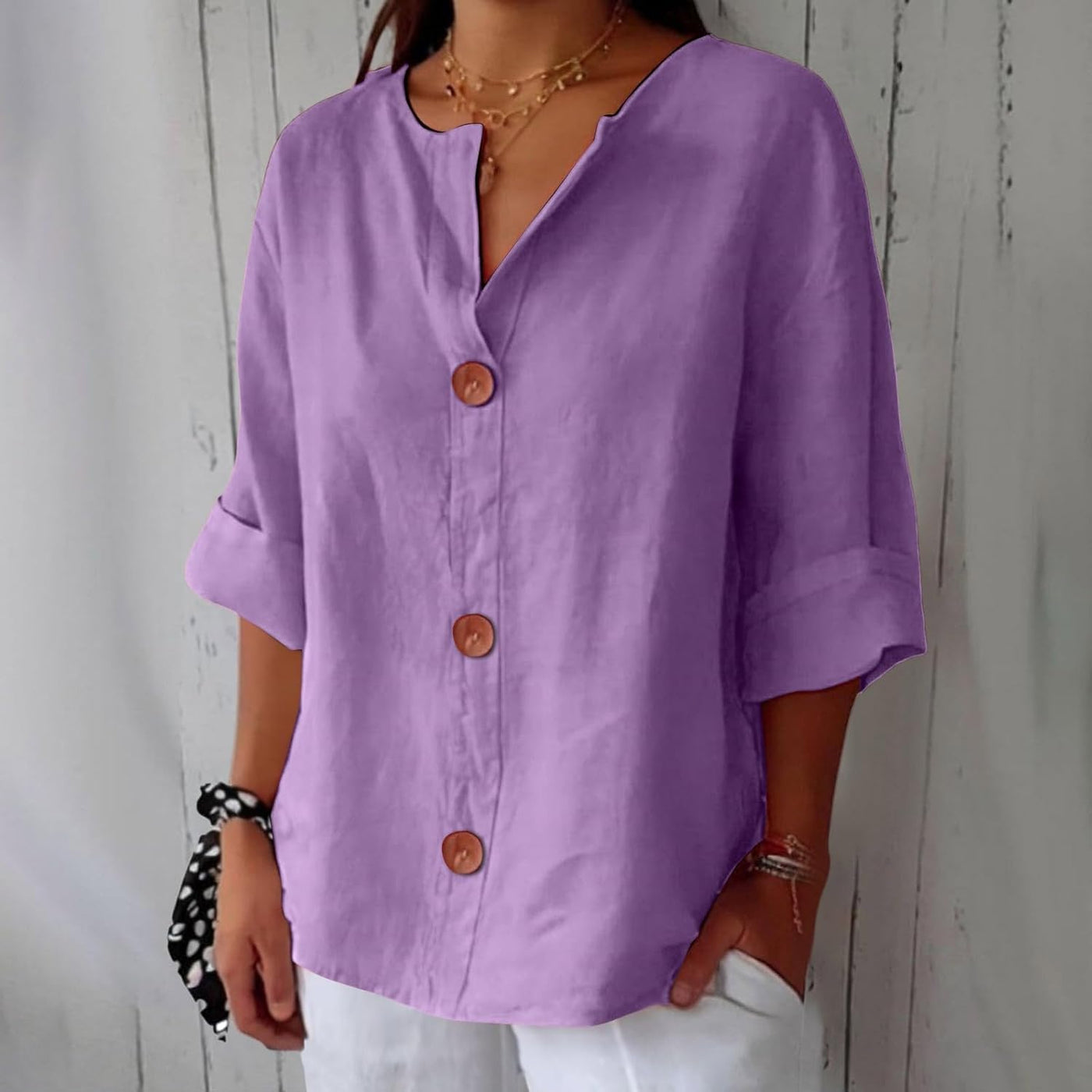 Elspeth | V Neck Blouse