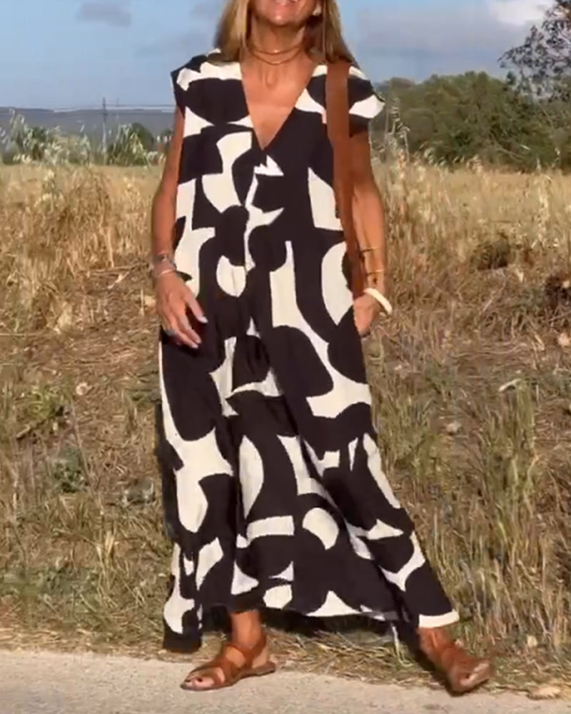 Stéphanie - Chic and Flowing Dress