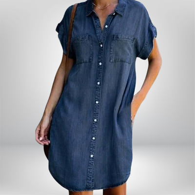 Thalia - Casual Denim Dress