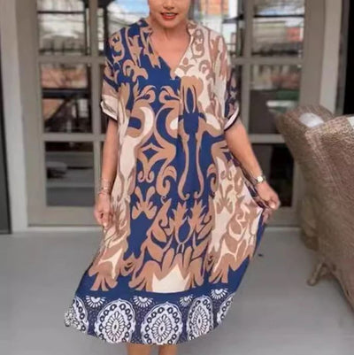 Celine | Flared Midi Dress