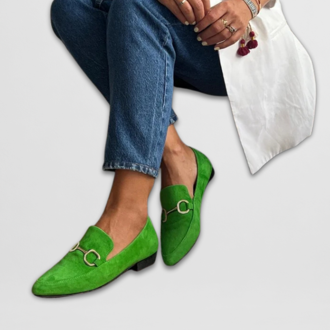 Lorette - Colorful and elegant boho loafers