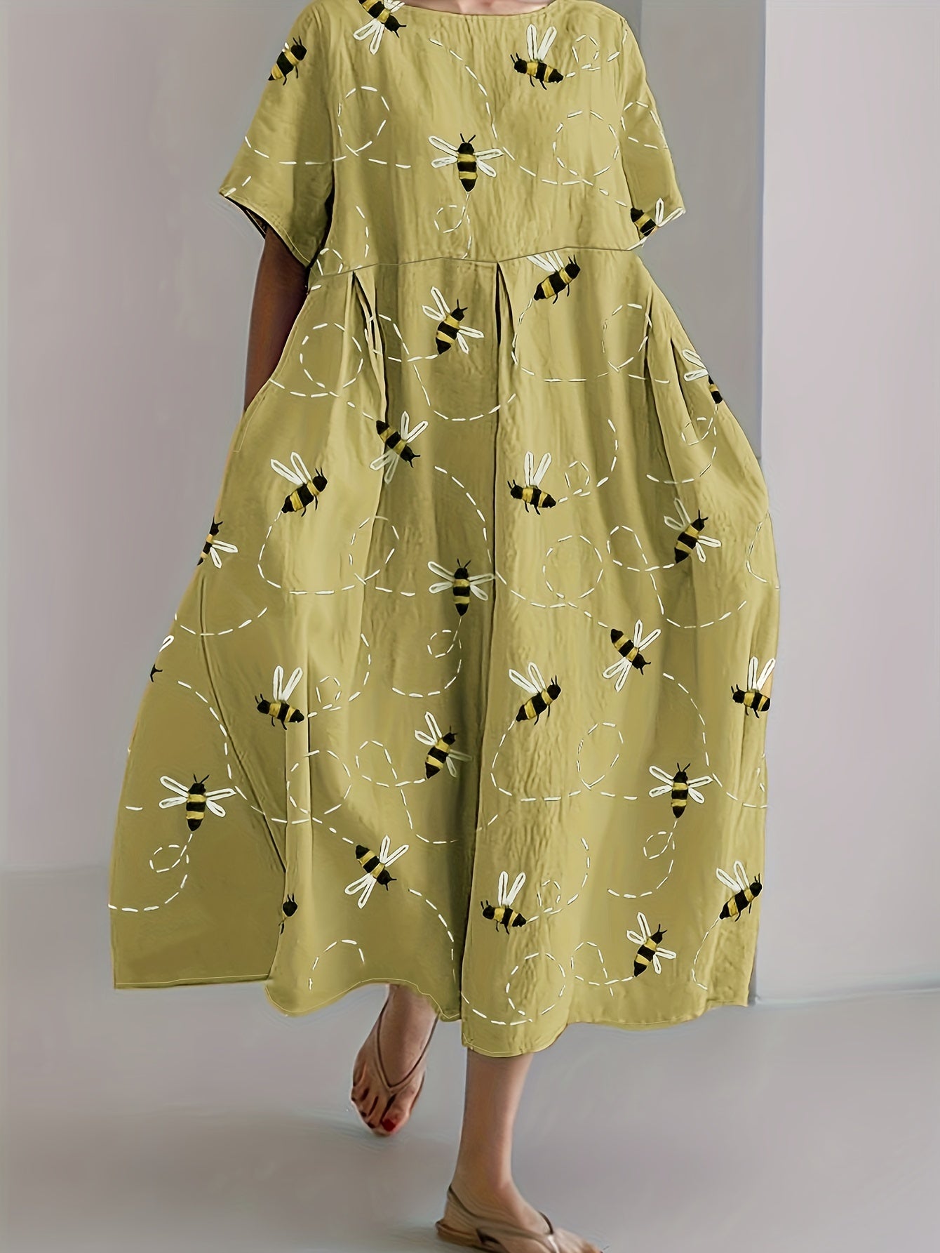 Martine - Bee Flower Dress