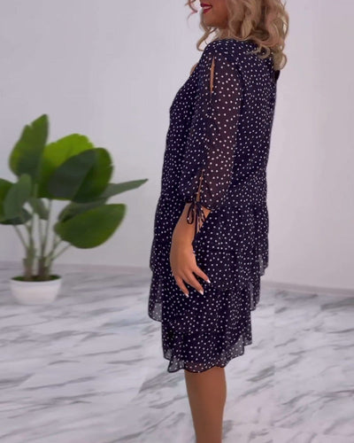 Tilly - Polka Dot Layered Dress