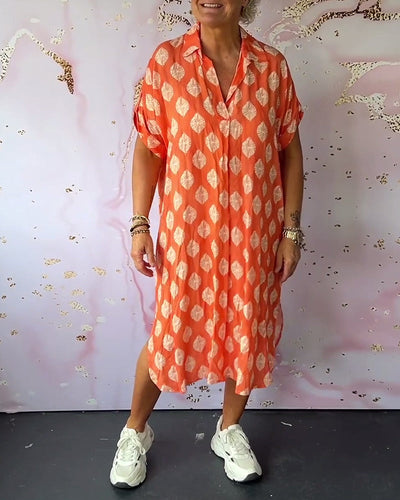 Ruth | Button-Front Pattern Dress