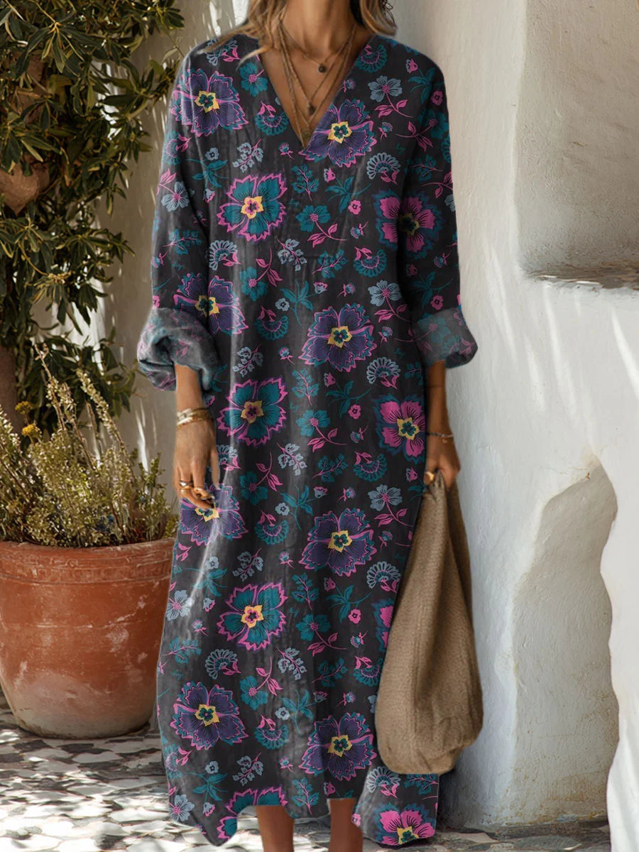 Jillian | V-Neck Maxi Dress