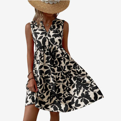 Seraphine™ - Midi with Leaf Pattern