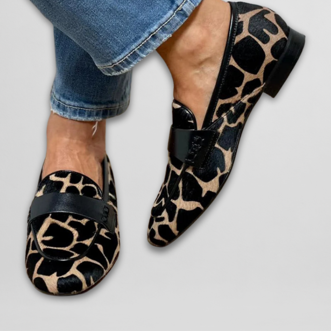Elly - Animal-Print Loafer
