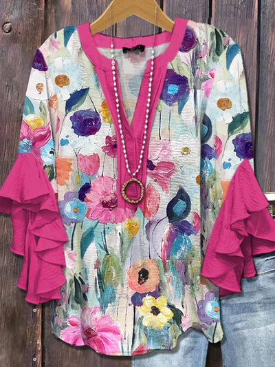 Bloomleigh | Watercolour Floral Blouse