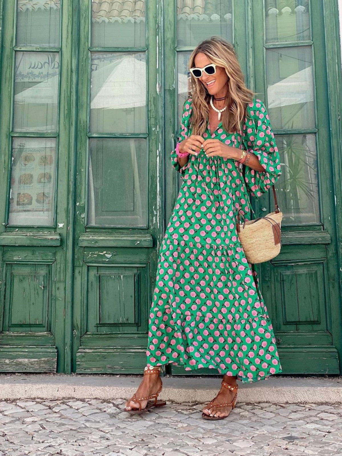 Luna - Bohemian-Style Maxi Dress