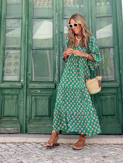 Luna - Bohemian-Style Maxi Dress