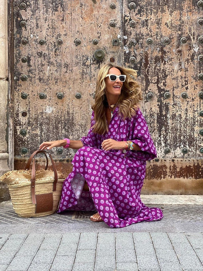 Luna - Bohemian-Style Maxi Dress