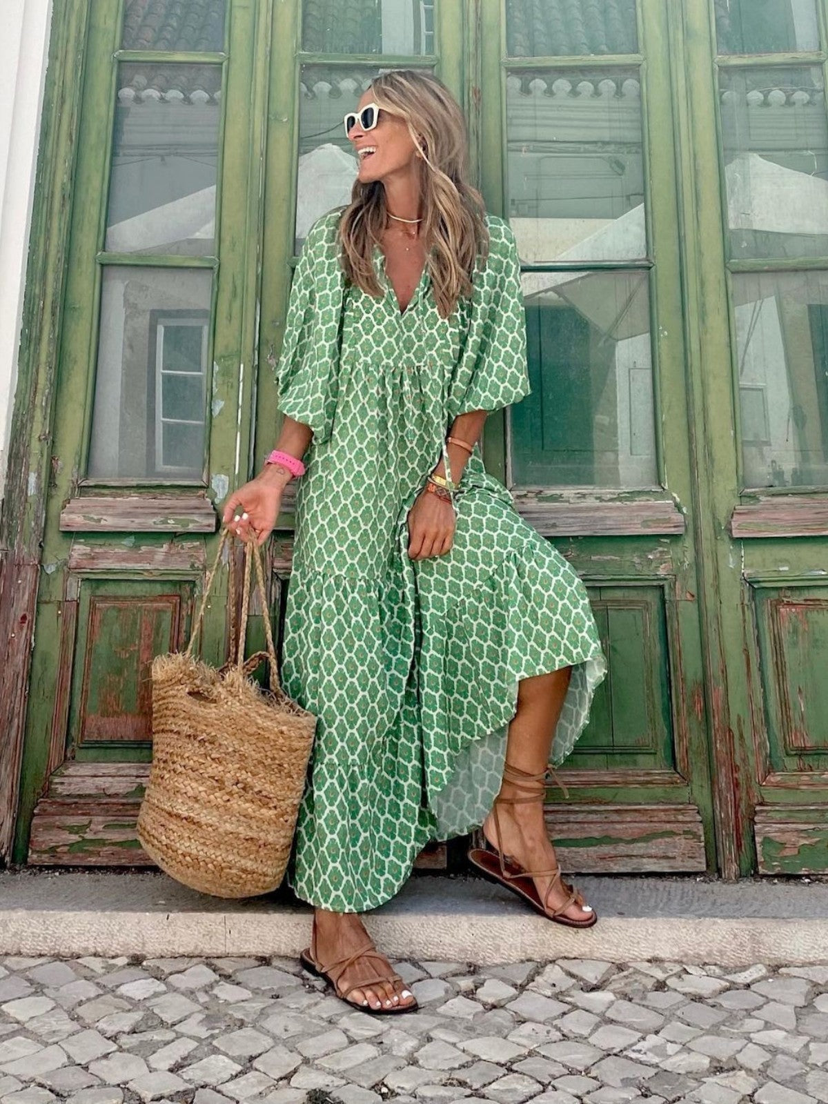 Luna - Bohemian-Style Maxi Dress