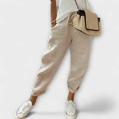 Moja – Casual Linen Pants with Free Style
