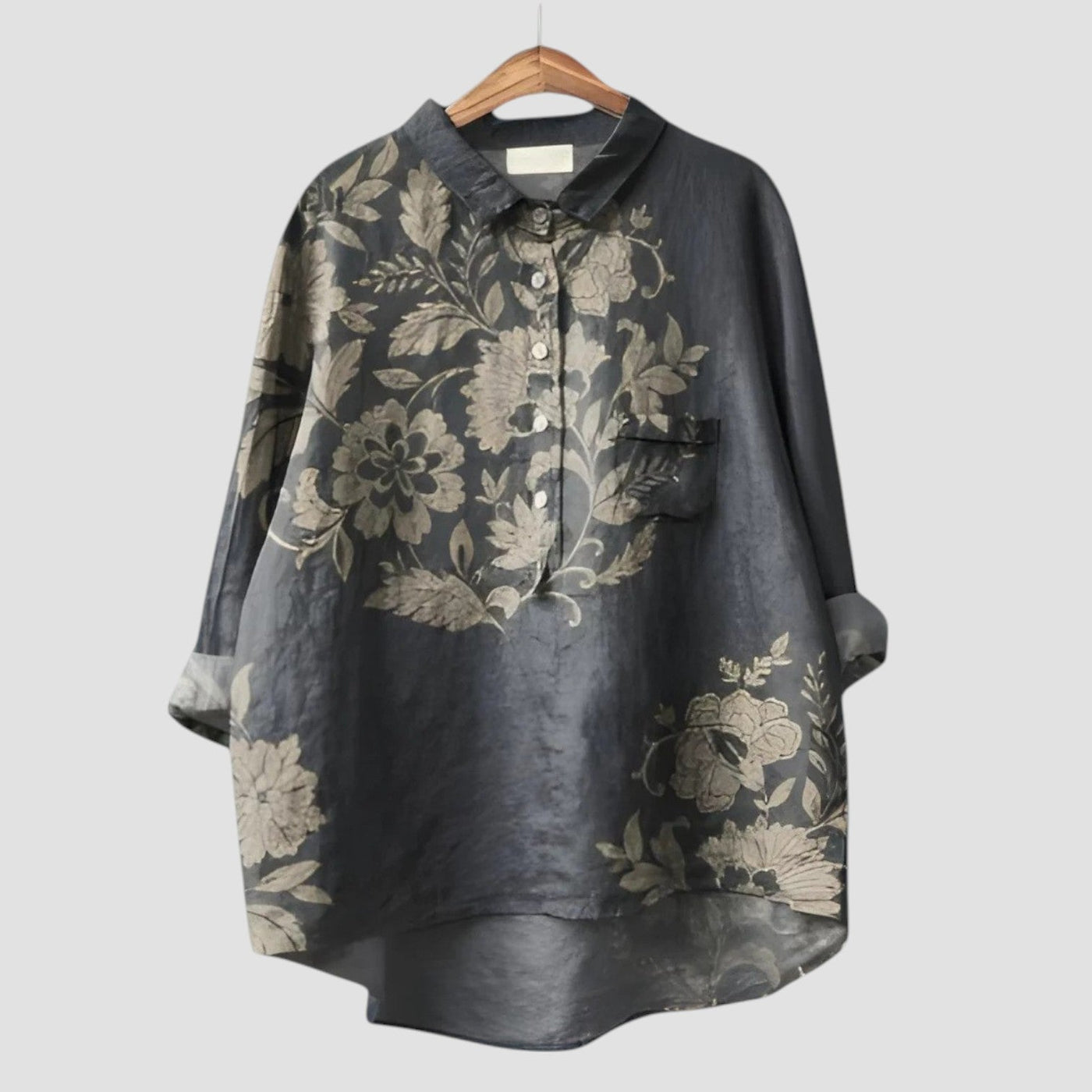 Liorra - Floral Oversized Blouse