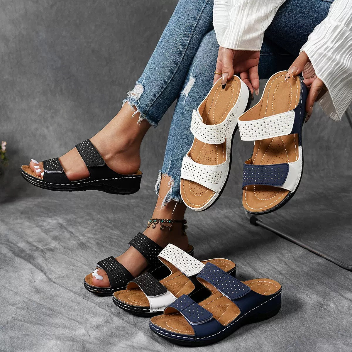 Caroline™ – Slip-On Sandals