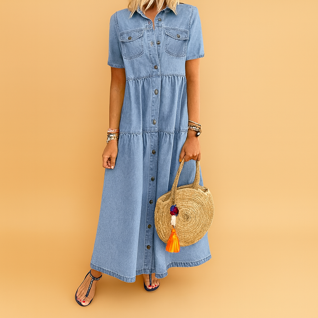 Chiara - Soft Denim Dress