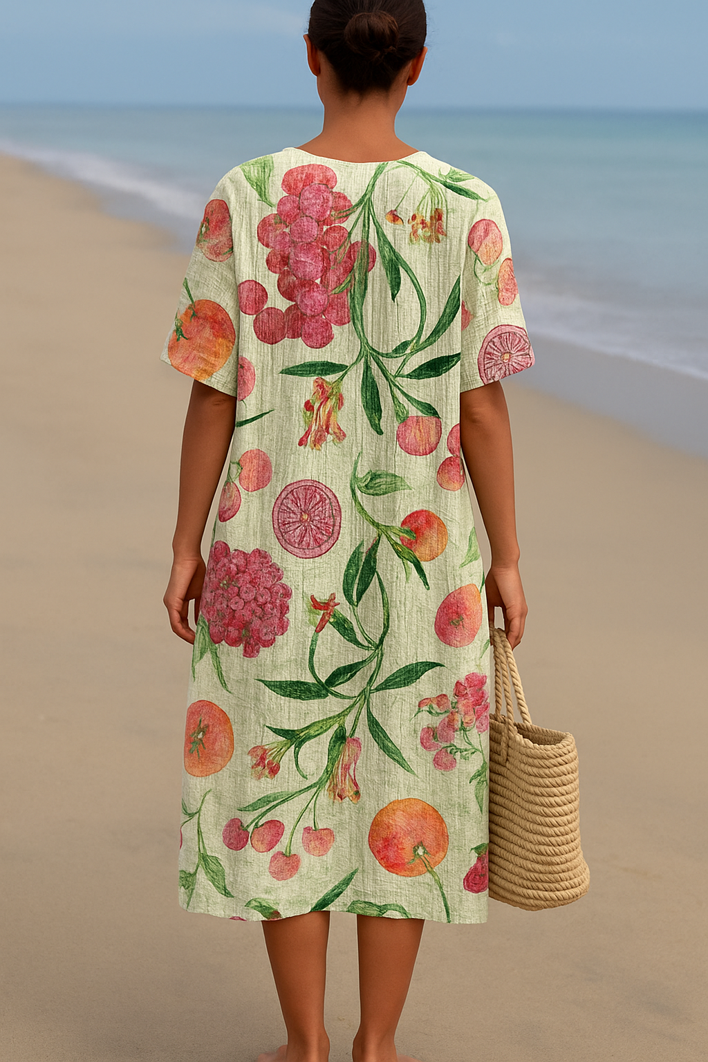 Celeste - Vintage Botanical Dress