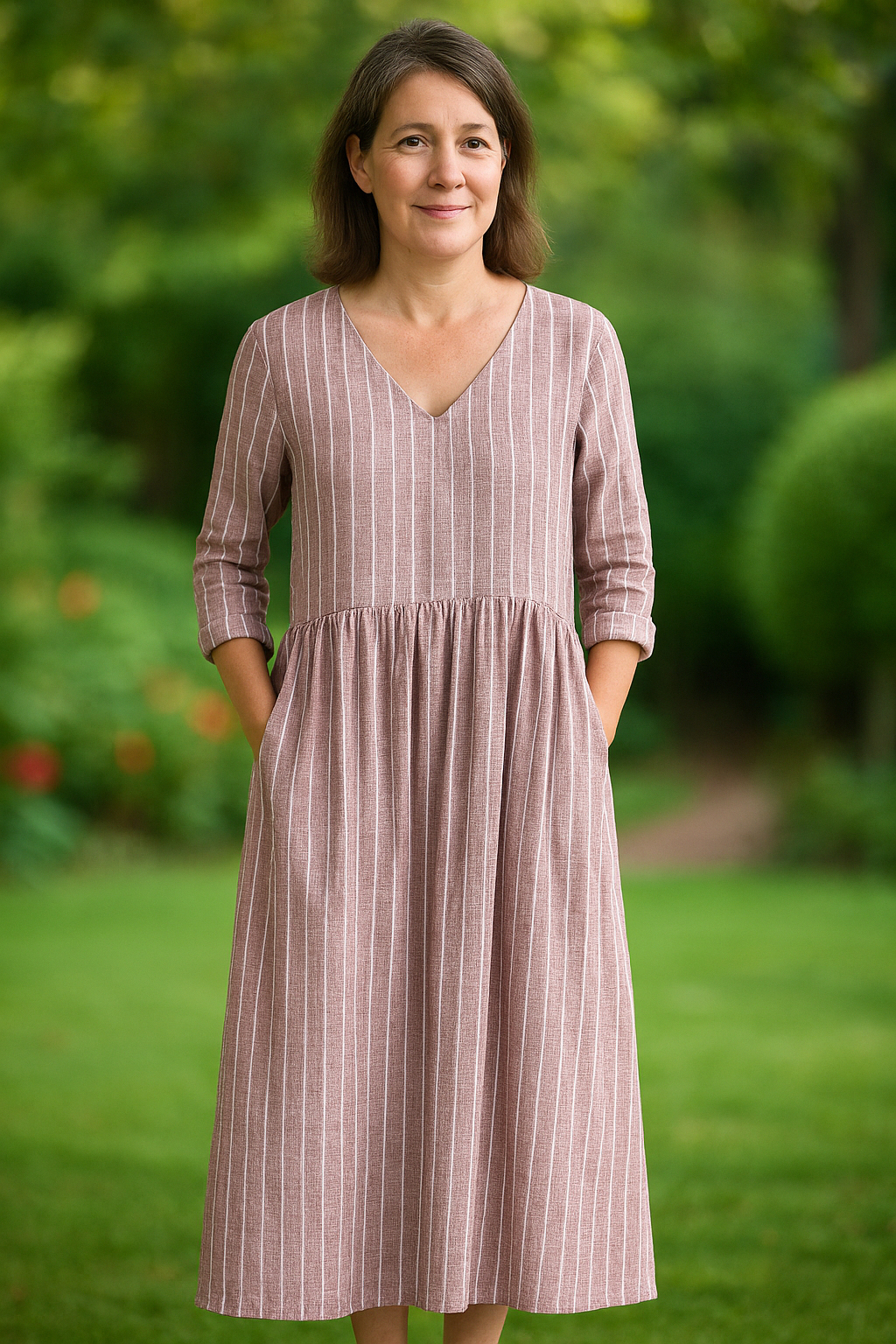 Gregoria – Casual Striped Dress