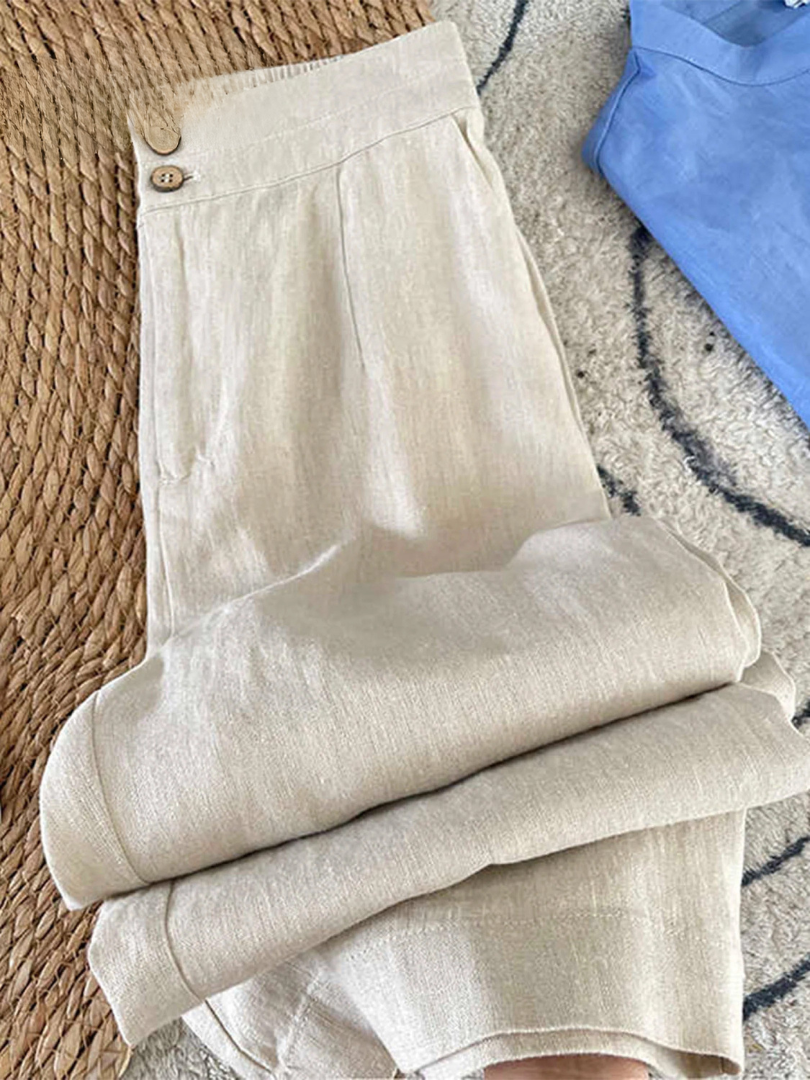 Maia - Heritage Linen Pants
