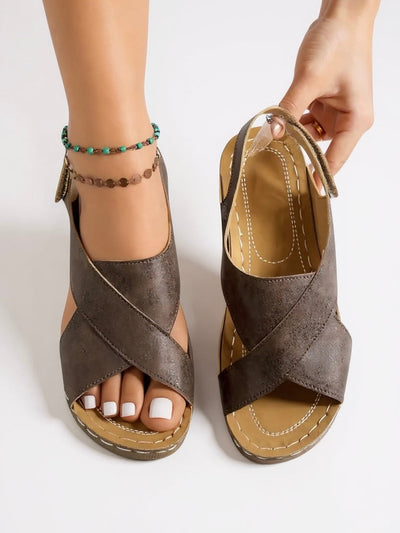 Sana - Wedge Platform Sandals