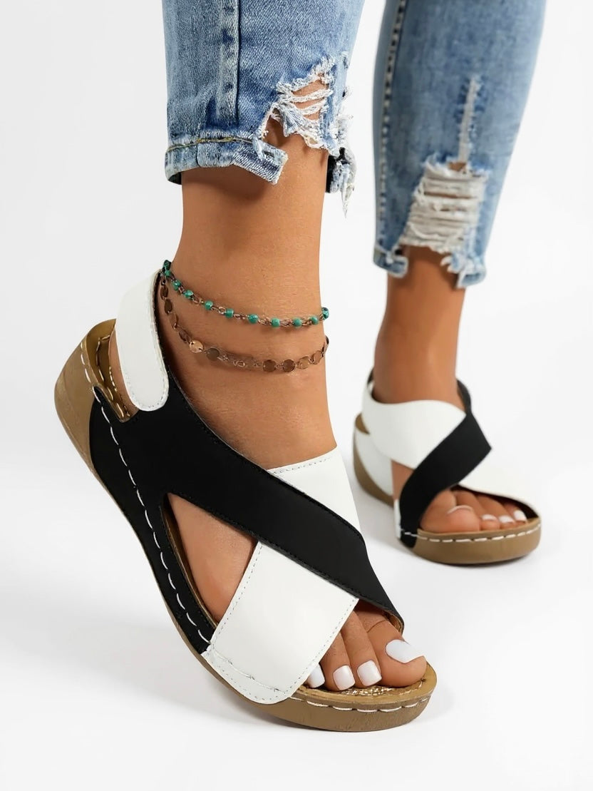 Sana - Wedge Platform Sandals