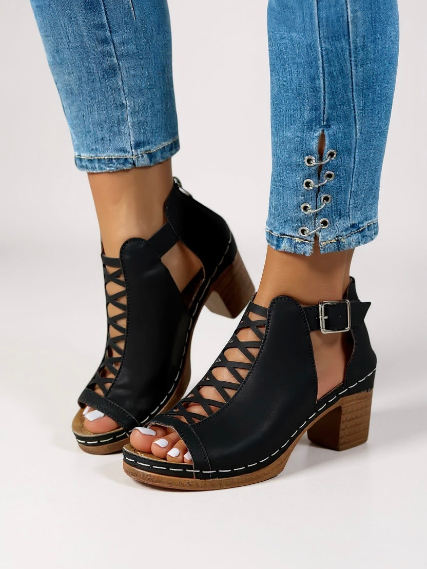 Celeste - Cross Sandals