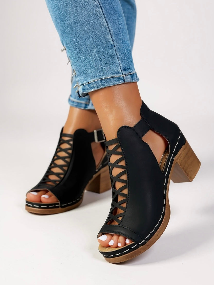 Celeste - Cross Sandals