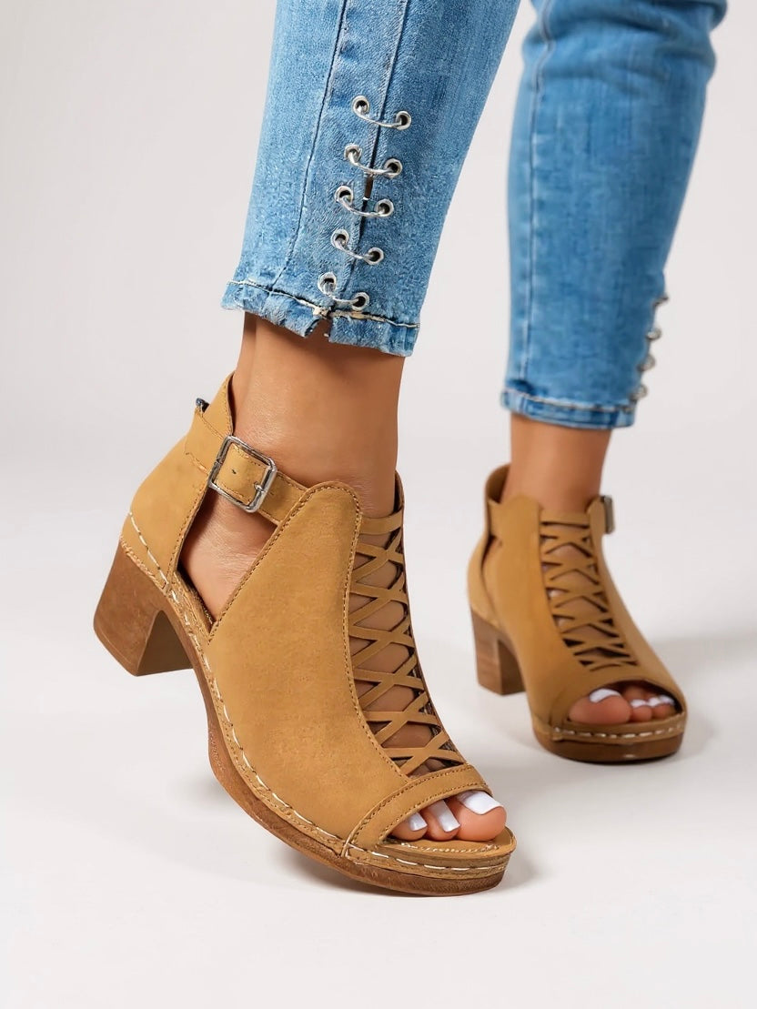 Celeste - Cross Sandals