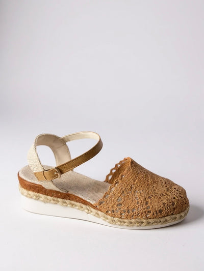 Lyra - Crochet Platform Sandals