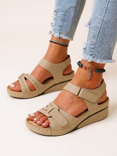 Terra - Adjustable Wedge Sandals