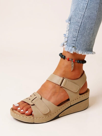 Terra - Adjustable Wedge Sandals