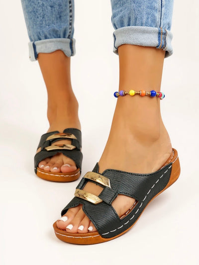 Dara - Double-Buckle Slides