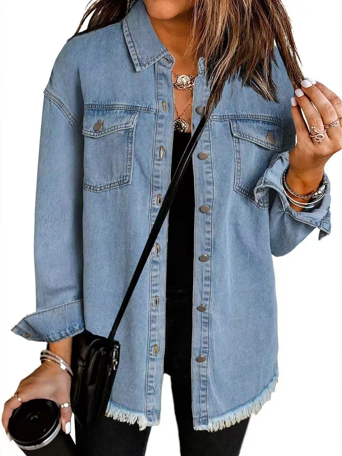 Kirra - Timeless Denim Shirt Jacket