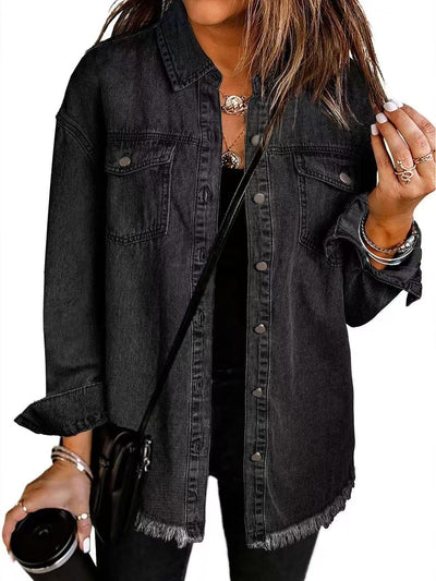 Kirra - Timeless Denim Shirt Jacket