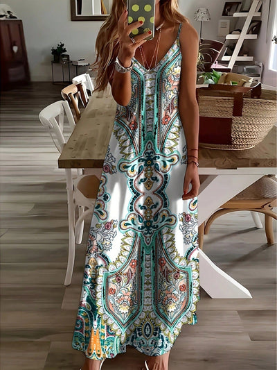 Jaimie - Chic Summer Sleeveless Strap Maxi Dress