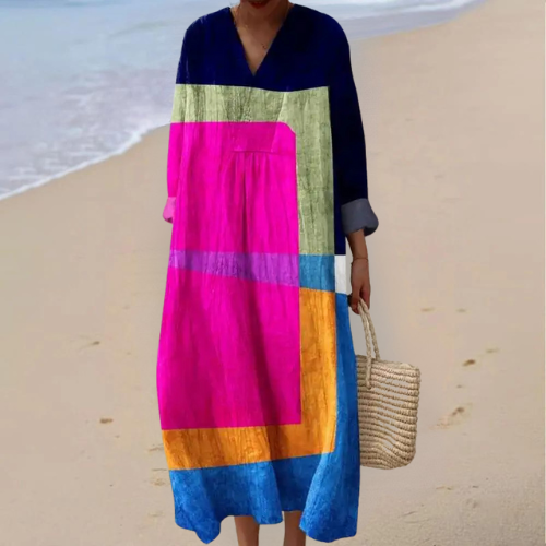 Vivara – Colorblock Artistic Dress
