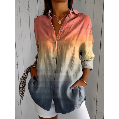 Linna | Sunset Ombre Blouse