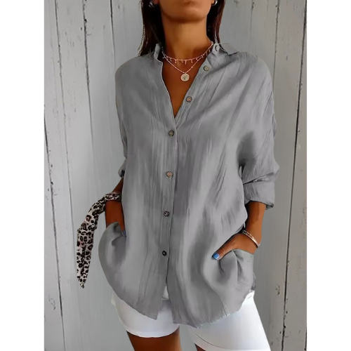 Isla | Silver Mist Blouse
