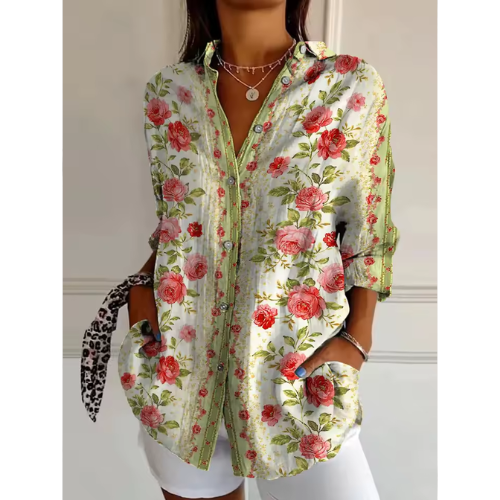 Elodie | Rose Garden Blouse