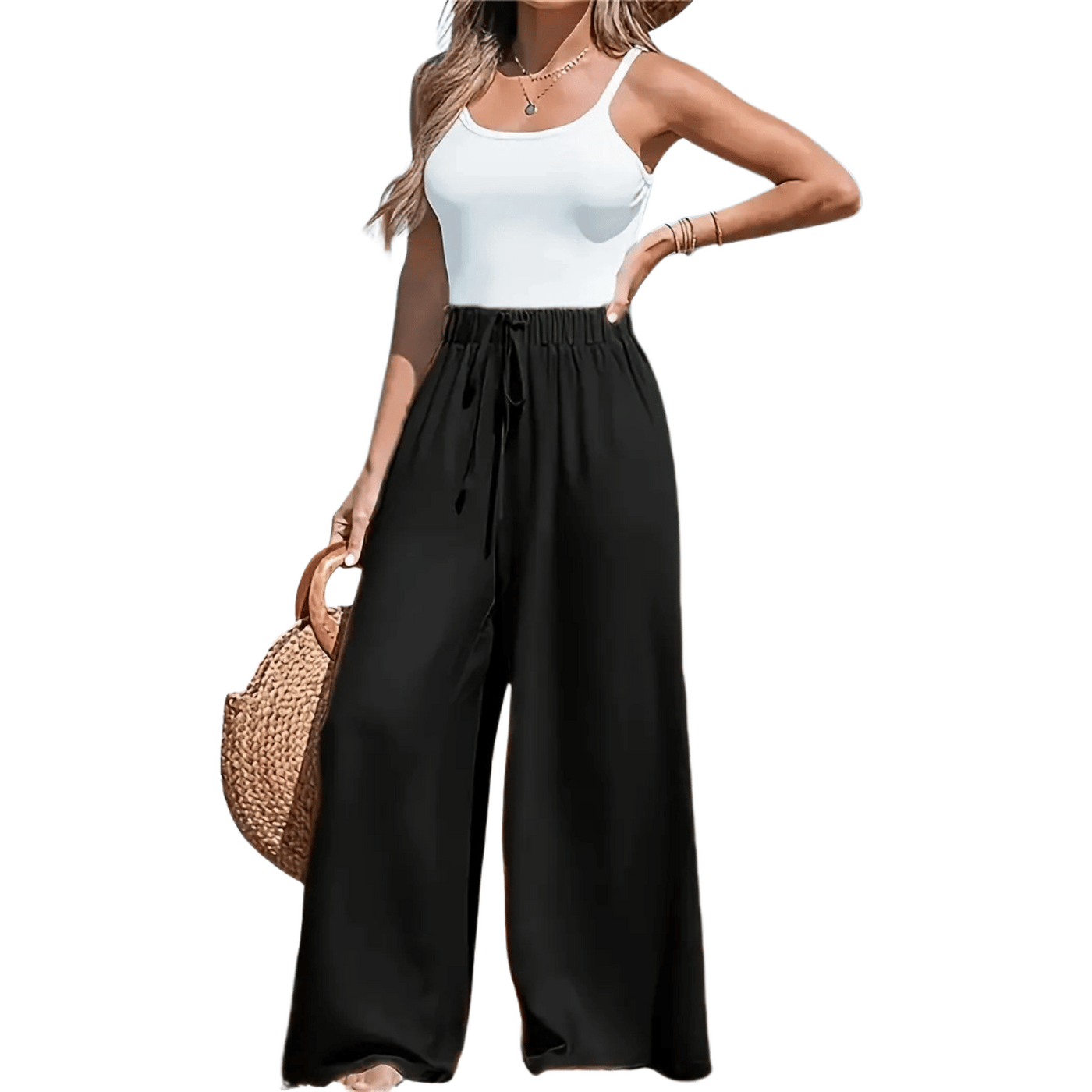 Liv - Elegant High-Waisted Pants