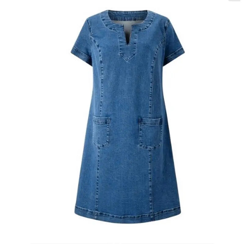 Sandra | Soft Denim Dress