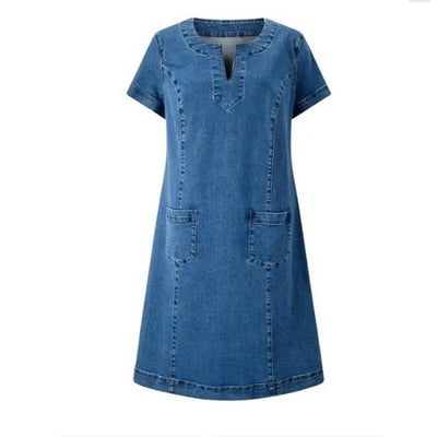 Sandra | Soft Denim Dress