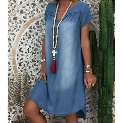 Vee™ - Relaxed Denim Dress