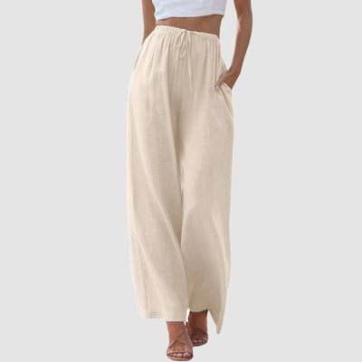 Aurélie – Luxury Cashmere High-Waisted Pants